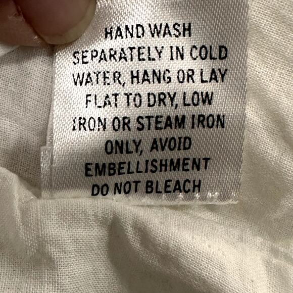 Vacate The Label Women's Medium White Dress Sleeveless Ruffles V-Neck - Picture 9 of 10